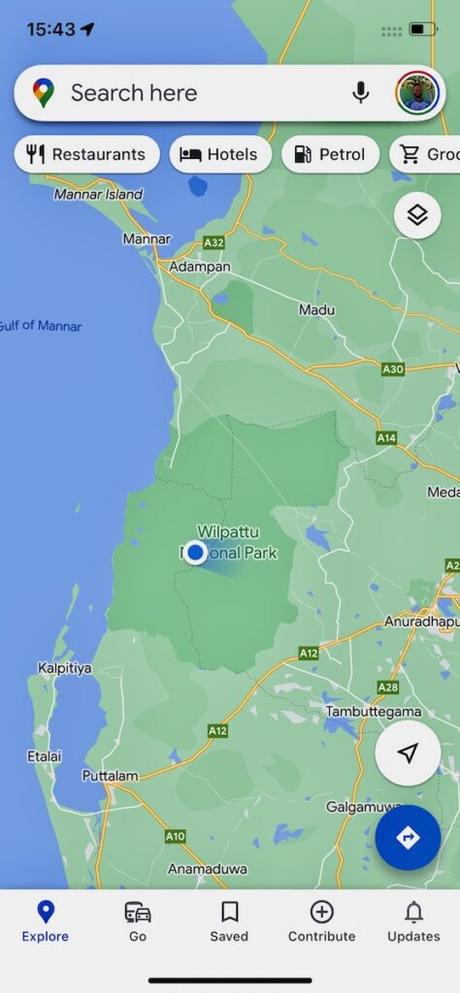 screenshot-of-google-maps-showing-location-in-the-centre-of-wilpattu-national-park