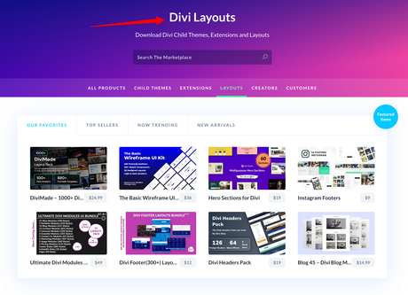 Divi-Layouts-The-Divi-Marketplace