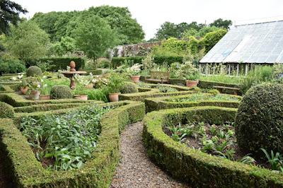 The delightful gardens at Dalemain -