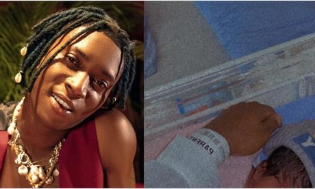Nigerian Singer, Bella Shmurda Welcomes Baby Boy (Photos)