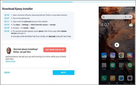 Eyezy Review install the application
