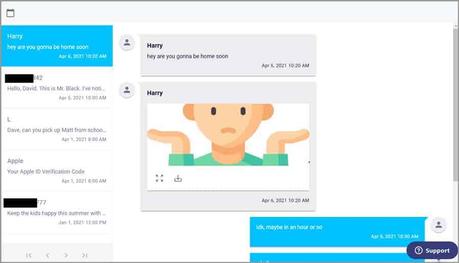 Eyezy Review Text messages