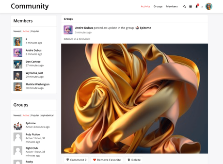 Create a Animation Community Website for Animators to Join