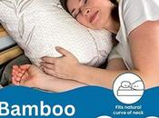 Bamboo Pillow Memory Foam Supports Healthy Sleep