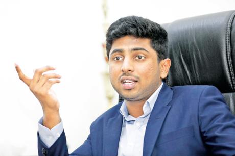 NYSC Chairperson and Director-General Pasindu Guneratne.ඡPicture by Sanjeewa Samararatne