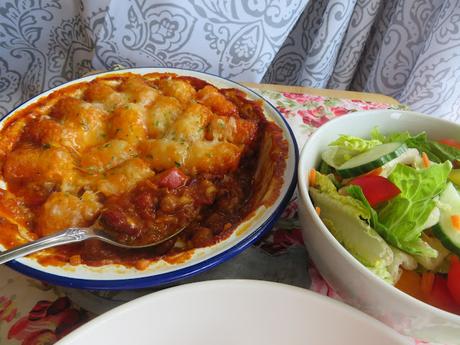 Cheesy Chili Dog Hot Dish