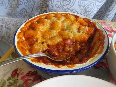 Cheesy Chili Dog Hot Dish