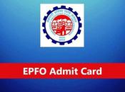 EPFO Admit Card 2023 Social Security Assistant Stenographer Exam