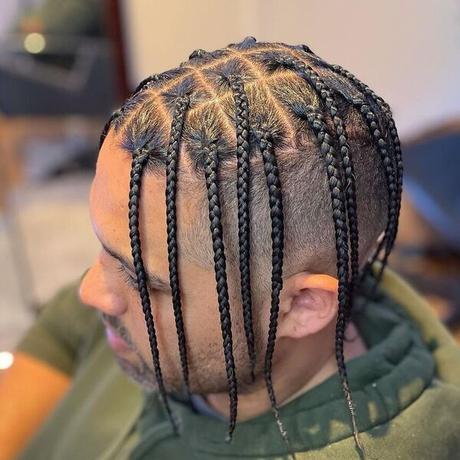 15+ Men’s Box Braids for Short Hair Ideas