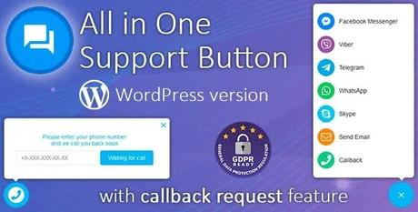 AIO Contact v2.6.2 – All in One Support Button Free Download