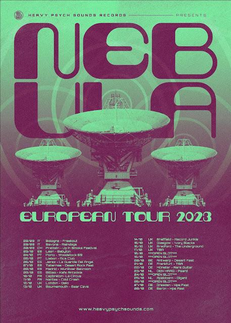 Heavy psychedelic rock legends NEBULA announce extensive European fall tour; more festival appearances confirmed!