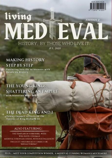 On Living Medieval magazine with an article about the lucet in reenactment
