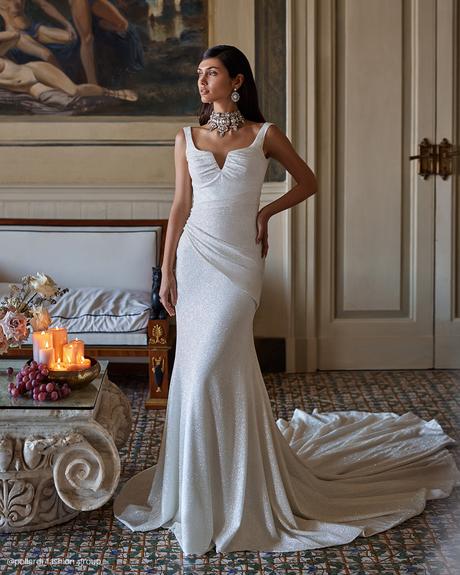 ukrainian bridal designers simple sequins romantic pollardi