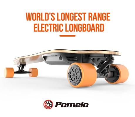Stylish And Amazing Pamelo Skateboard With Swappable Batteries