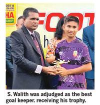 Fathi-best player of Samaposha under 14 football tourney