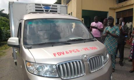 Oyo Govt. Presents Refrigerated Meat Van to Butchers