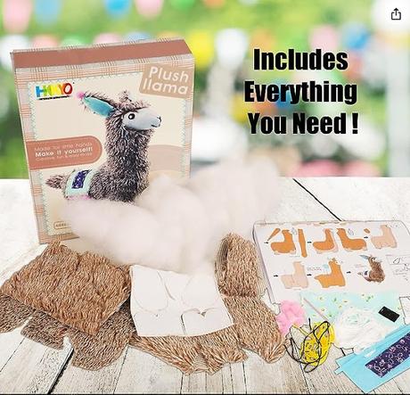 Make Your Own Stuffed Llama/Alpaca Craft Sewing Kit