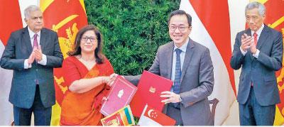 President, Singapore PM strengthen collaboration