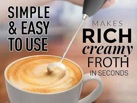 Handheld Electric Whisk: Milk Foamer, Mini Blender, and Coffee Frother for Frappe, Matcha