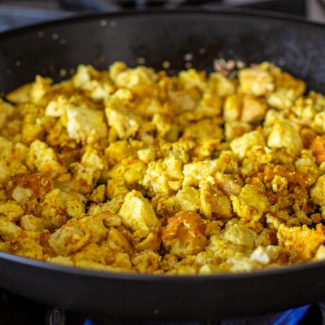 Vegan Breakfast Tacos with Tofu Scramble & Soy Chorizo