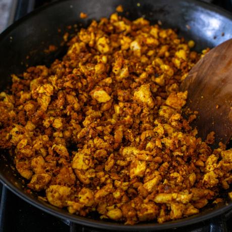 Vegan Breakfast Tacos with Tofu Scramble & Soy Chorizo