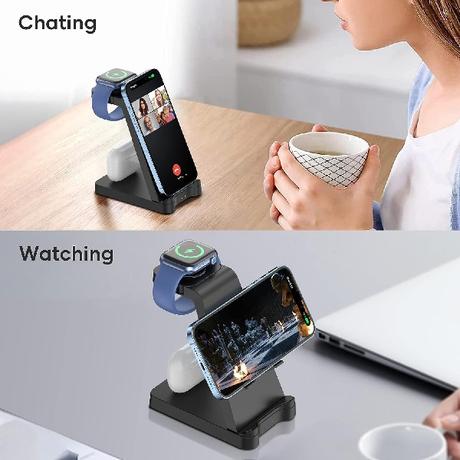 3-in-1 Charging Station for Apple Products - for Multiple Devices, Phones, and Watch