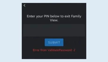 Error From Validate Password 2