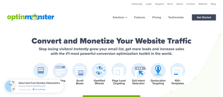 OptinMonster plugin- WordPress Funnel Builders