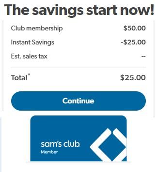 Sam's Club Membership - Half Price!