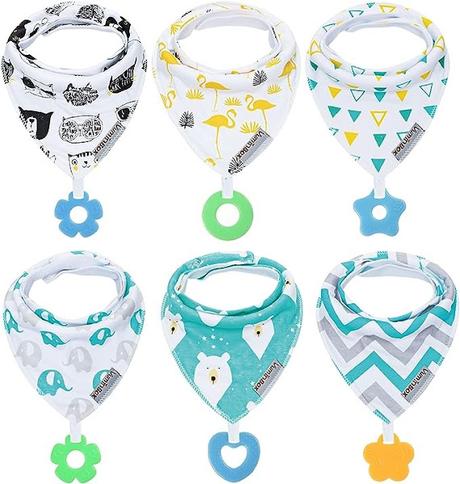 Baby Bandana Drool Bibs 6-Pack