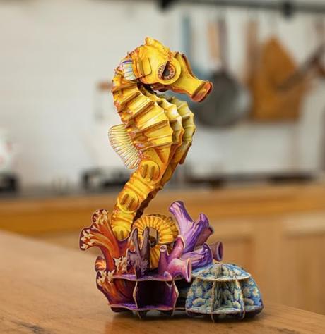 3D Seahorse Puzzles, Educational STEM Toys