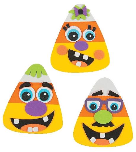 Goofy Face Candy Corn Magnet Craft Kit