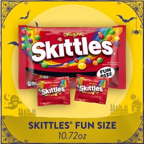 Skittles Original Fun Size Chewy Halloween Candy