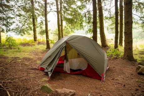 tent camping-in-a-forest-in-scotland