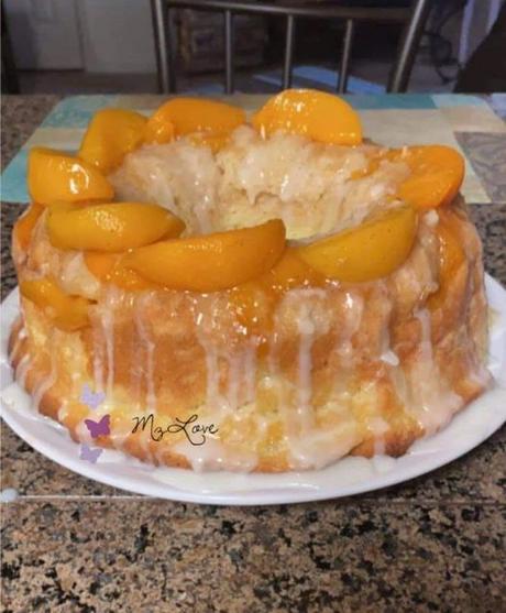 Peach Cobbler Pound Cake Peach Cobbler Pound Cake
