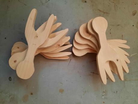 Making a lucet from design to wood: Medieval and modern projects Making new lucets for our first workshop with our own design