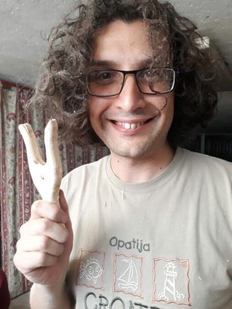 Making a lucet from design to wood: Medieval and modern projects Our lucet before the final sanding