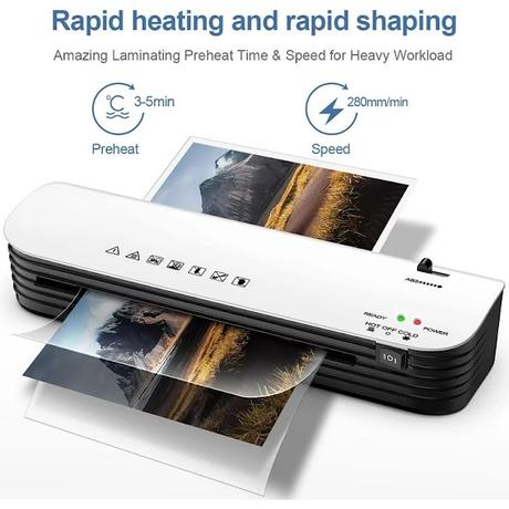 4-in-1 Thermal Laminator for Home, Office, School Use