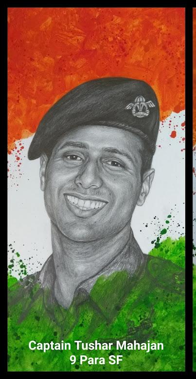 Remembering - martyr Captain Tushar Mahajan Remembering - martyr Captain Tushar Mahajan