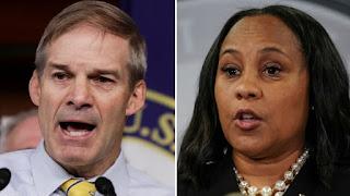 U.S. Rep. Jim Jordan (R-Ohio), a former wrestling coach, proves to be out of his league in challenging Georgia DA Fani T. Willis to a legal match of wits