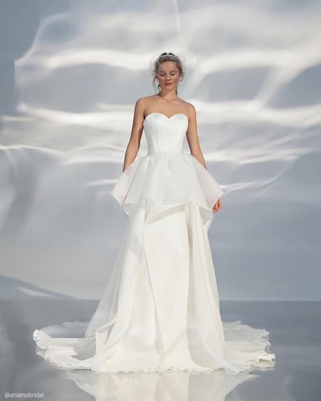 ariamo bridal dresses simple strapless sweetheart neckline 2023