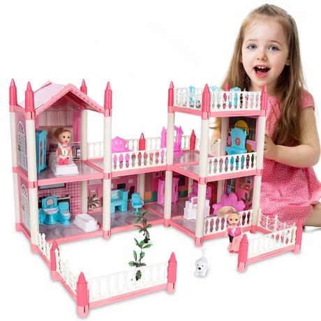 DIY Dollhouses Set, 20pcs
