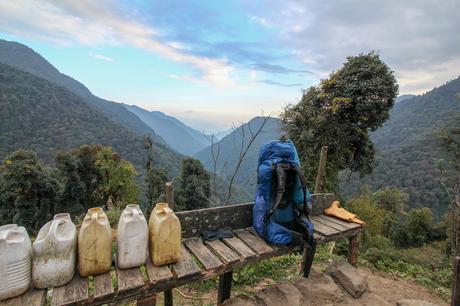Blue-rucksack-trekking-in-sikkim