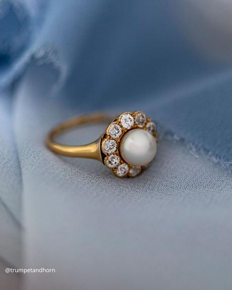 art deco engagement rings ring with white stone