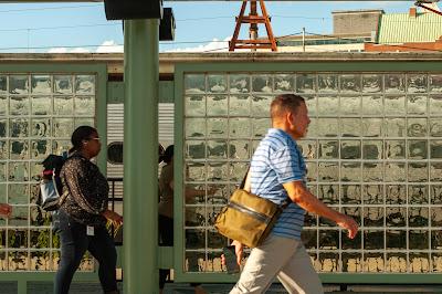 Coming home from work in the late afternoon
