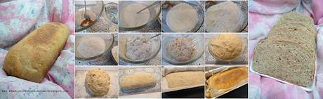 PAIN À LA FARINE DE BLÉ / ًًًWHOLE WHEAT FLOUR BREAD / PAN DE HARINA INTEGRAL / خبز بدقيق القمح