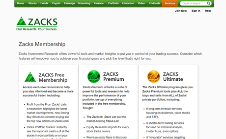 Zacks Affiliate Program