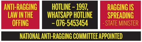 Govt. gets tough on  university ragging