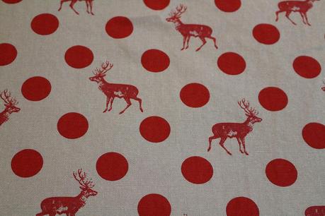 One of the fabrics I chose. I love it as it is different and great for a Christmas present.