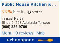 Public House Kitchen & Bar on Urbanspoon